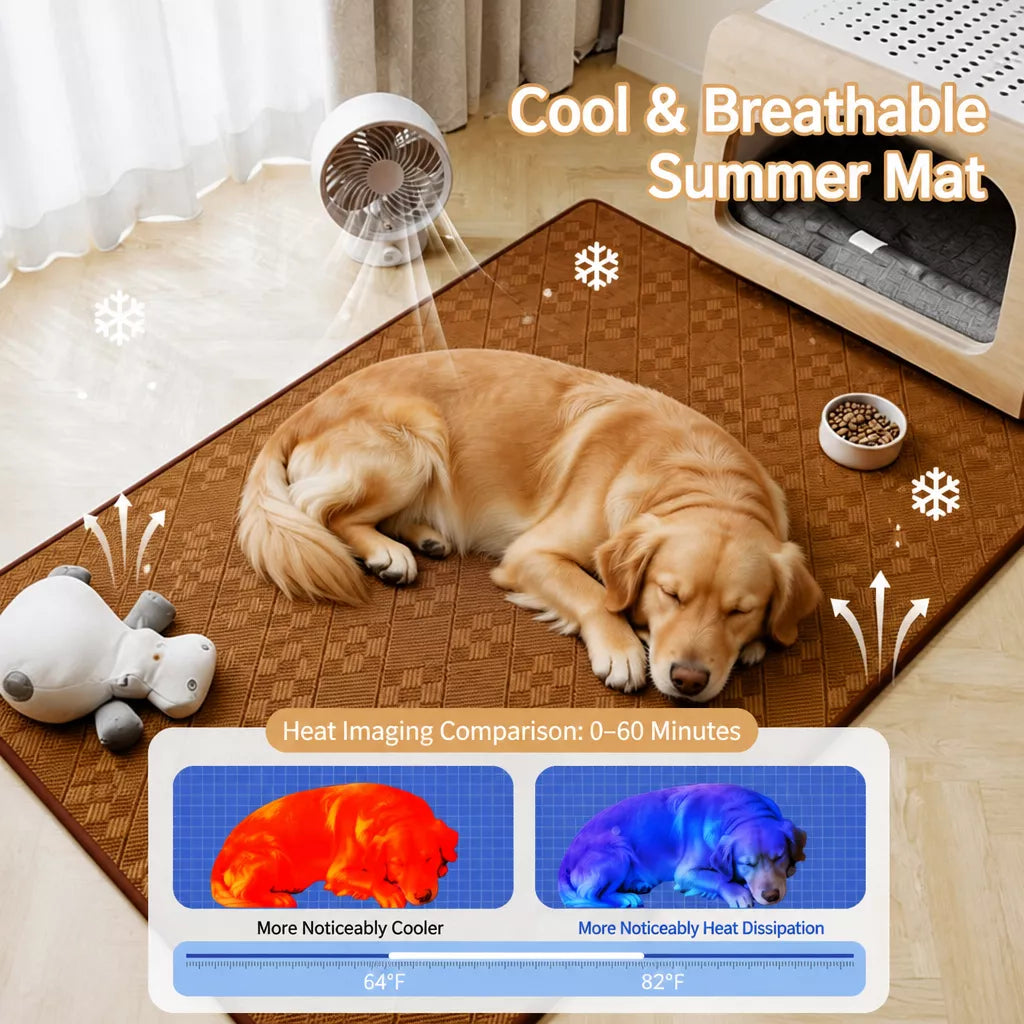 Rubber Wood Pet Sleeping Mat for Dogs and Cats