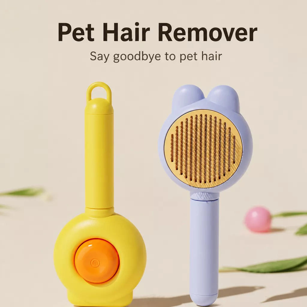 Cat & Dog Pin Brush for Loose Fur