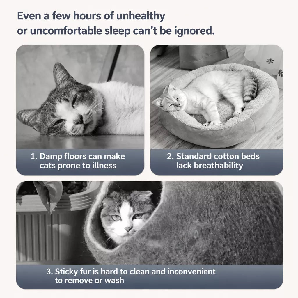 All-Season Cat Tower with Bed and Hammock