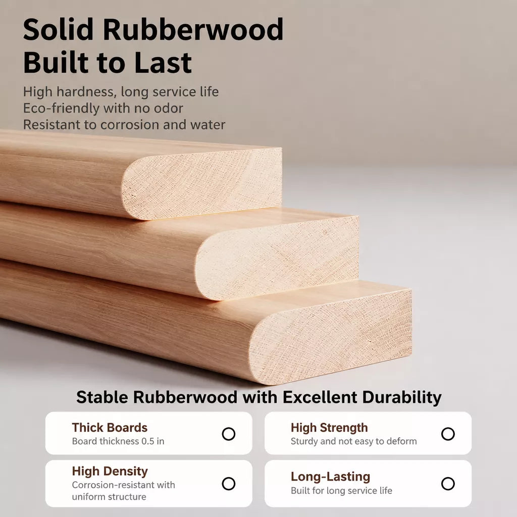 Solid Wood Cat Tree with Hideaways and Climbing Platforms