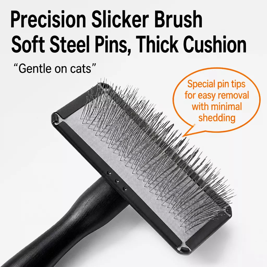 OPM Pet Pin Brush for Dogs and Cats