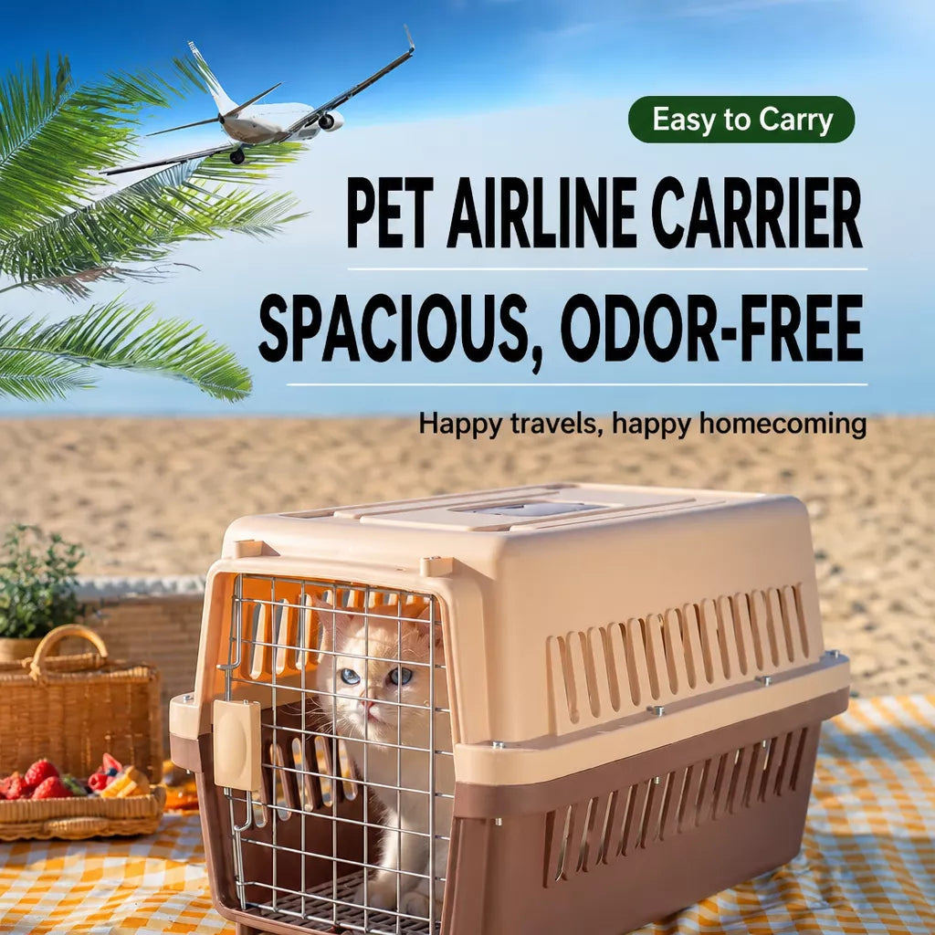 Portable Pet Carrier for Cats and Small to Medium Dogs