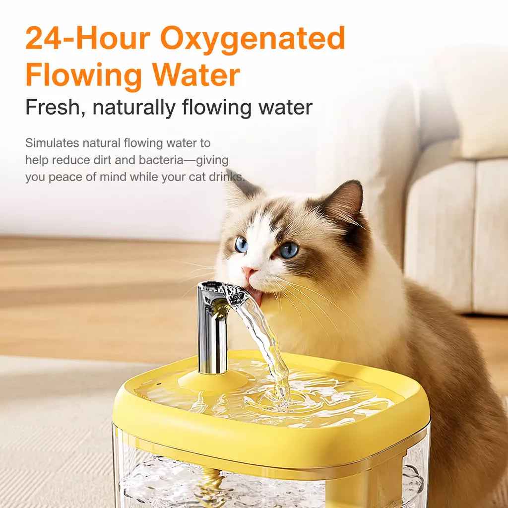 1.5 L Automatic Pet Water Fountain with Circulating Filter for Cats & Dogs