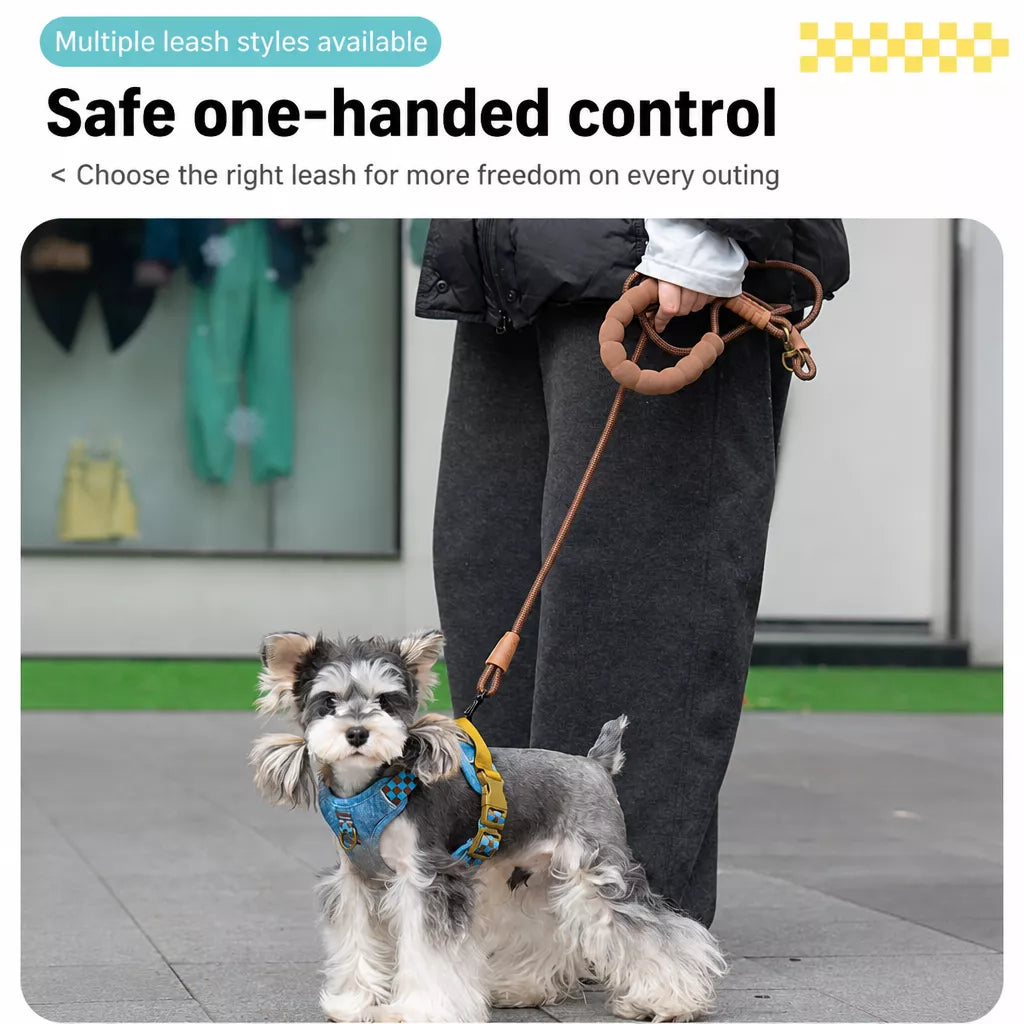 Adjustable Polyester Dog Vest Harness and Leash