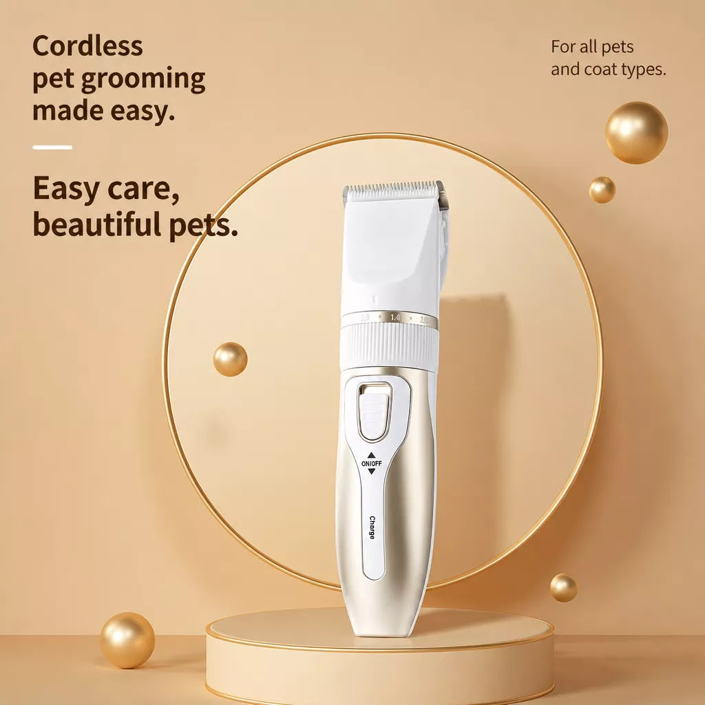 Pet Hair Clipper and Paw Trimmer for Dogs and Cats