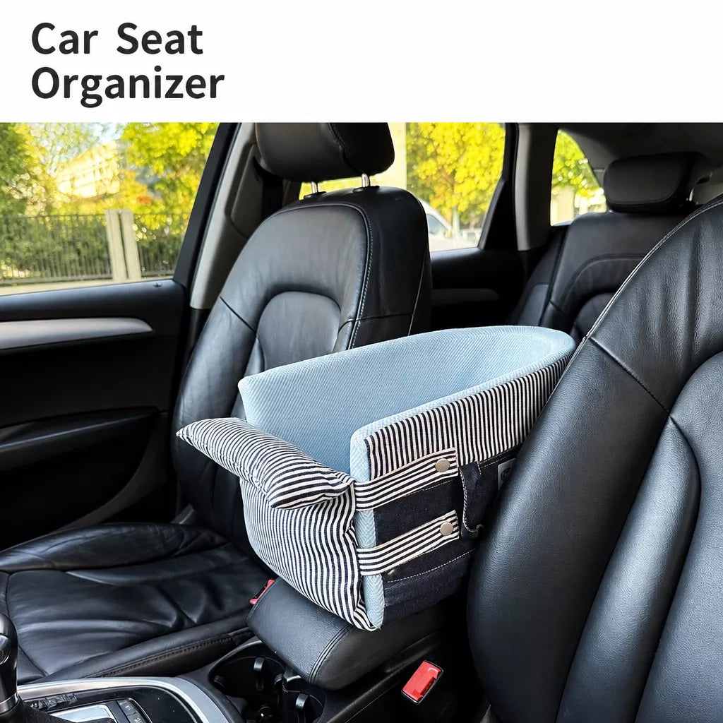 Small Pet Car Seat Bed for Dogs and Cats