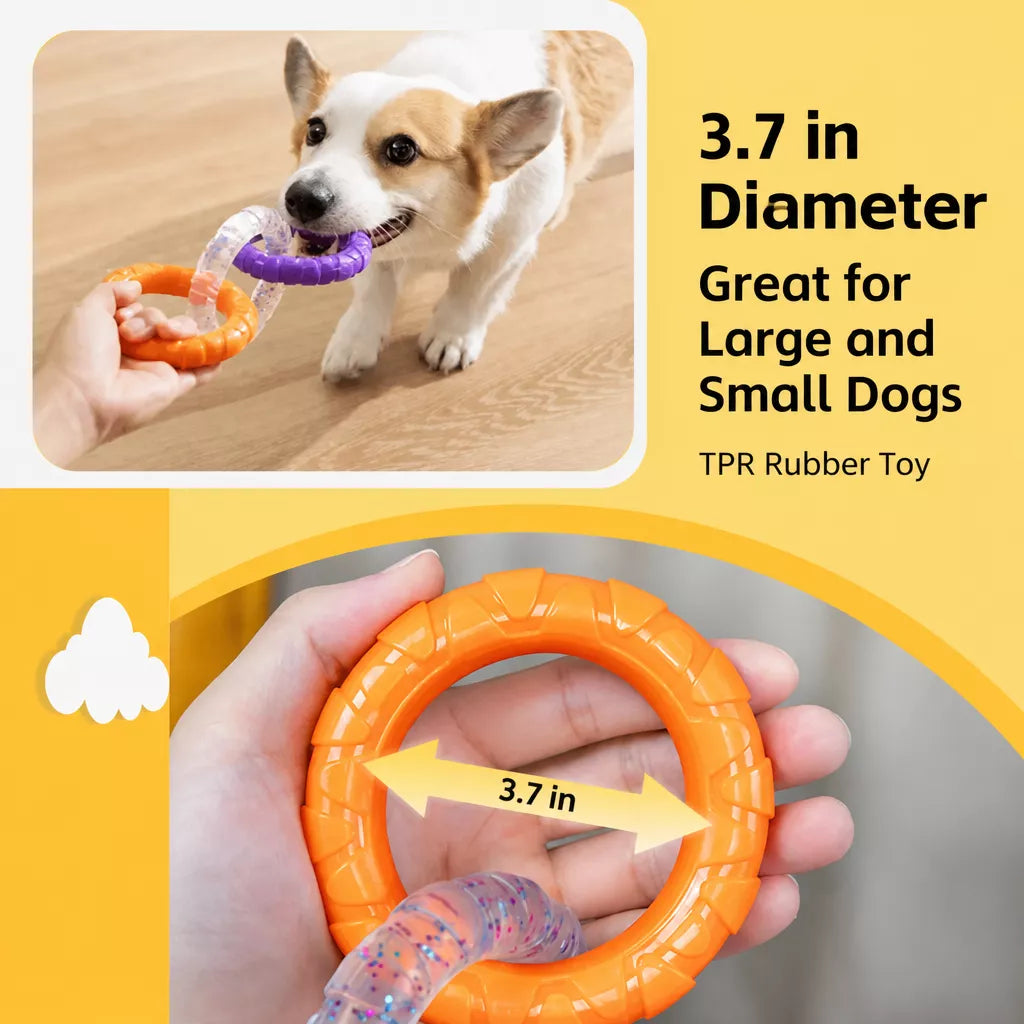 Dog Tug Ring Toy for Interactive Play