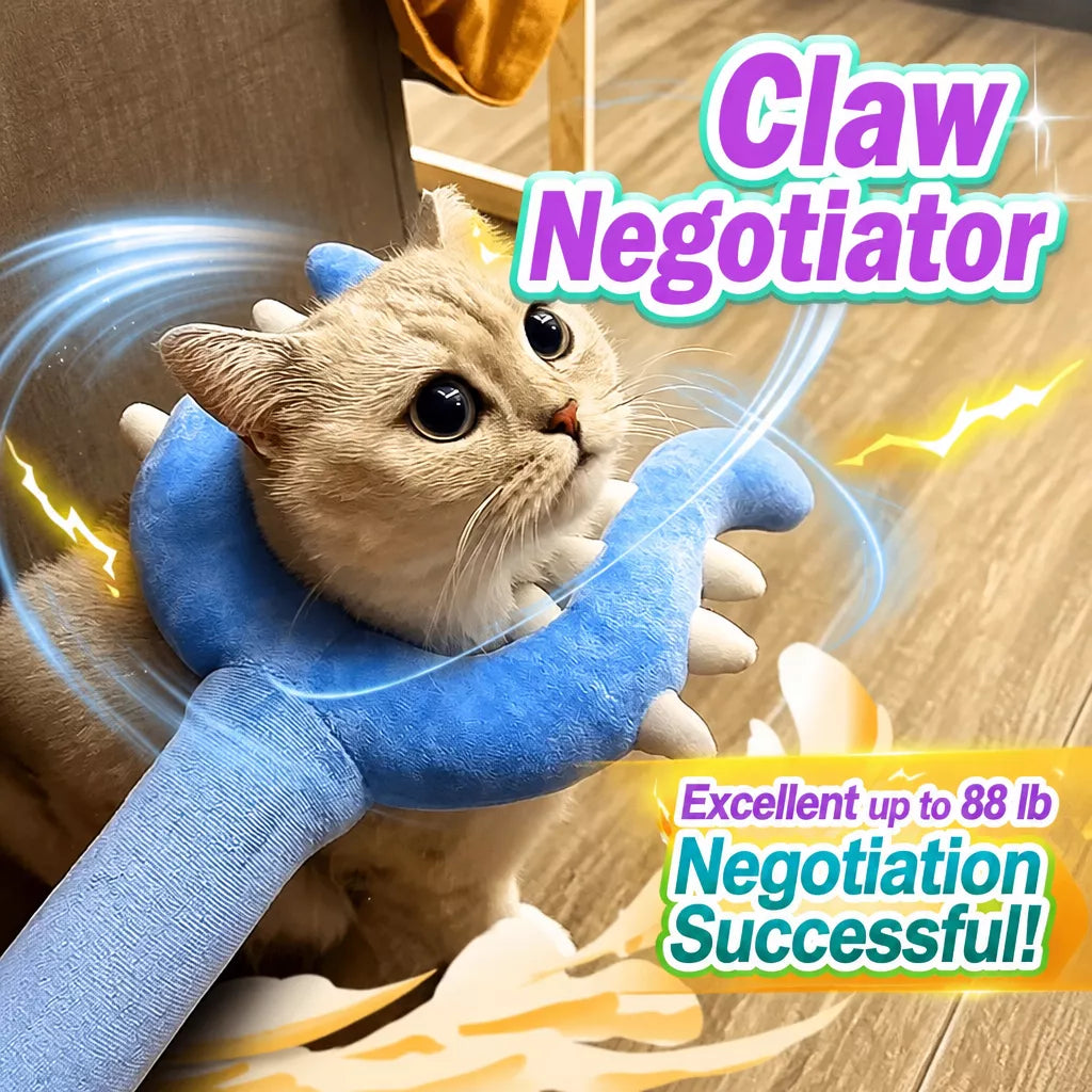 Plush Cat Teaser Wand Toy