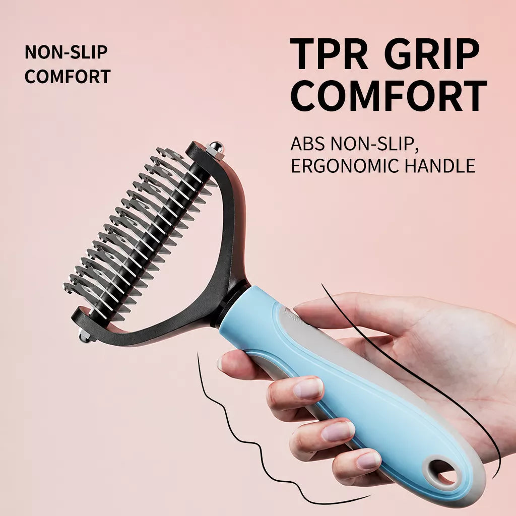 Double-Sided Pet Detangling & Thinning Comb
