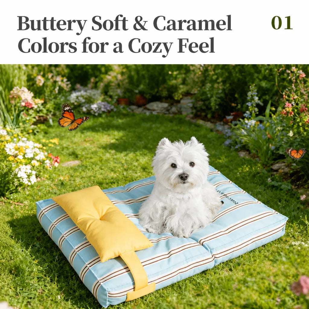 Washable Polyester Pet Bed Mat for Dogs and Cats