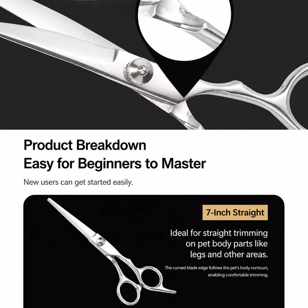 Stainless Steel Pet Grooming Shears