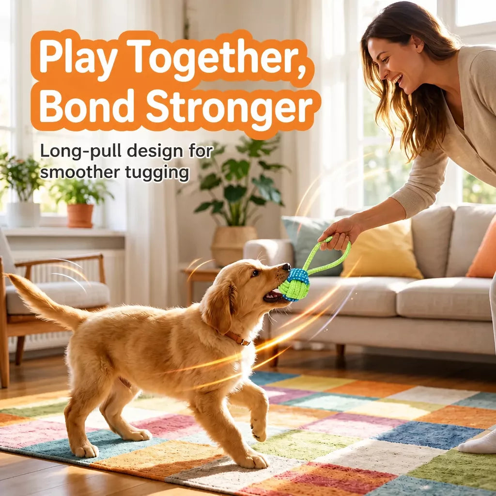 Interactive Dog Toys for Small to Medium Dogs – Tug & Squeaky