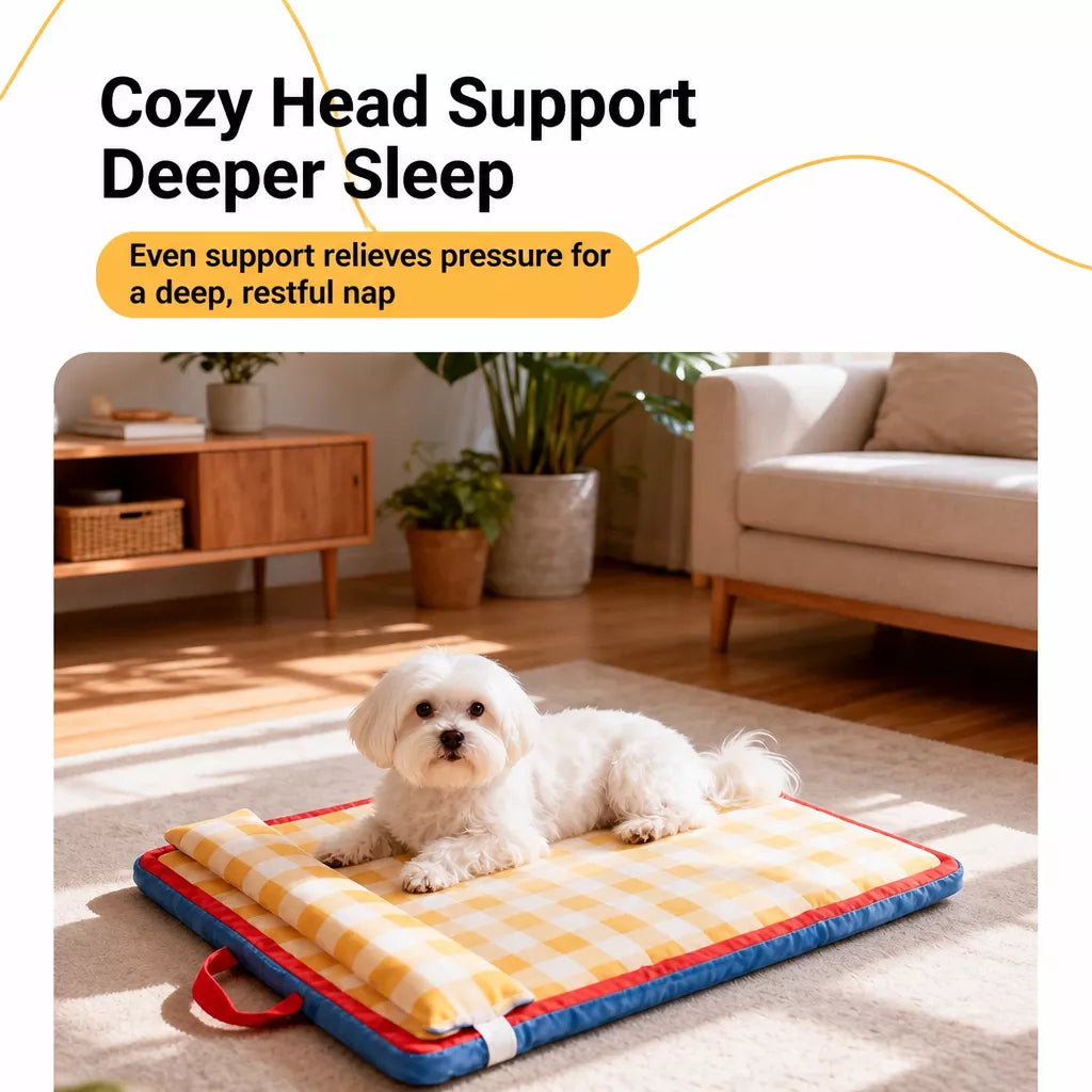 Non-Slip Water-Resistant Pet Bed Mat for Dogs and Cats