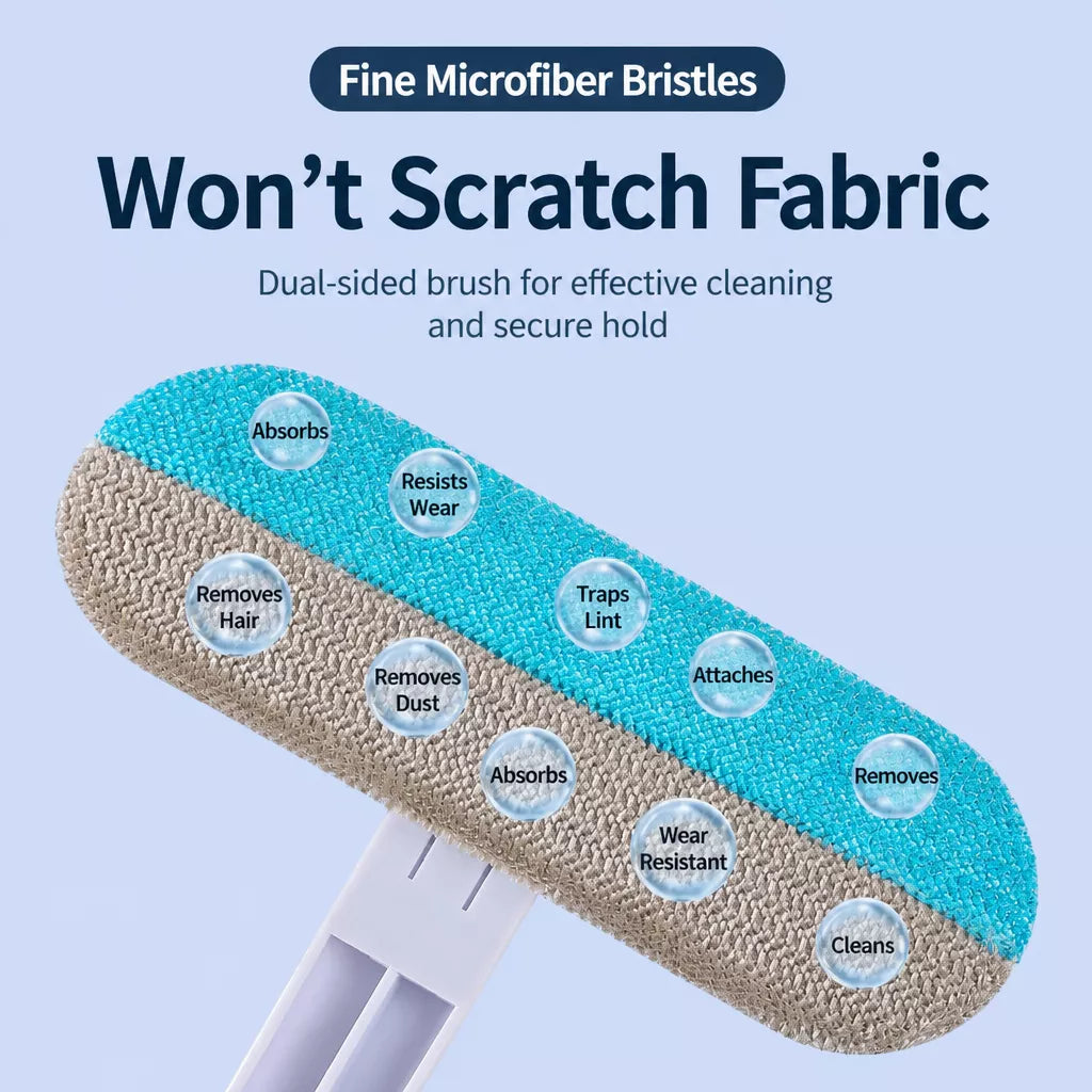Pet Hair Removal Brush for Carpets, Sofas & Bedding