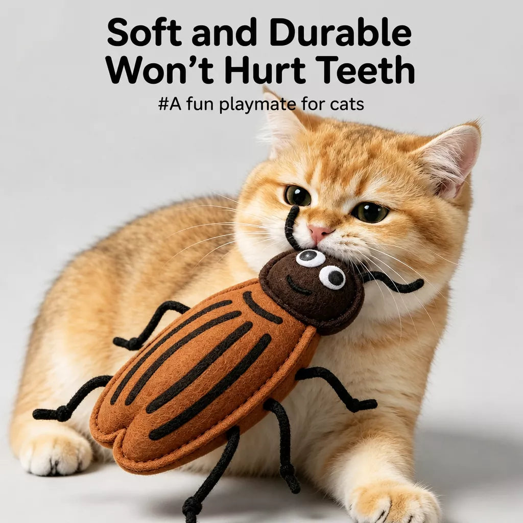 Catnip Insect Toys with Bells for Cats