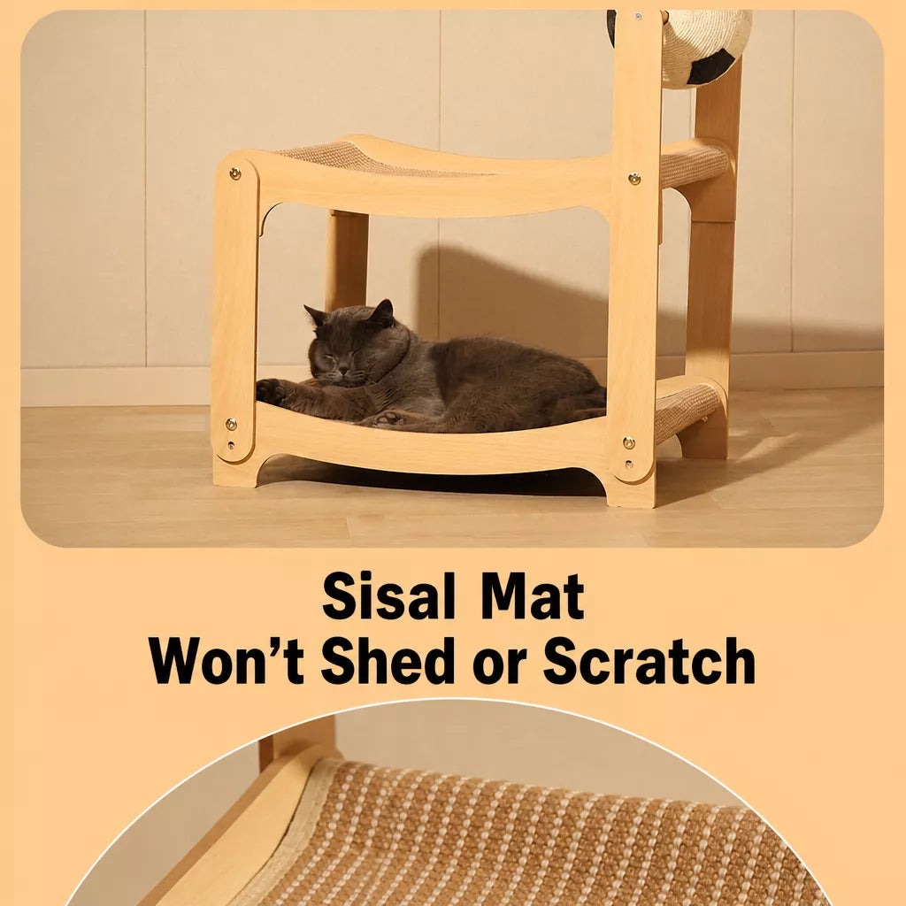 Sisal Cat Scratcher Ball Toy
