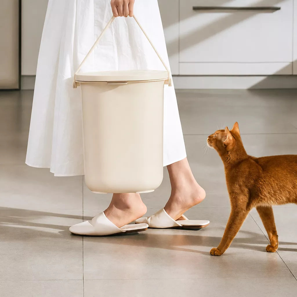 Pet Food Storage Container with Vacuum-Seal Lid