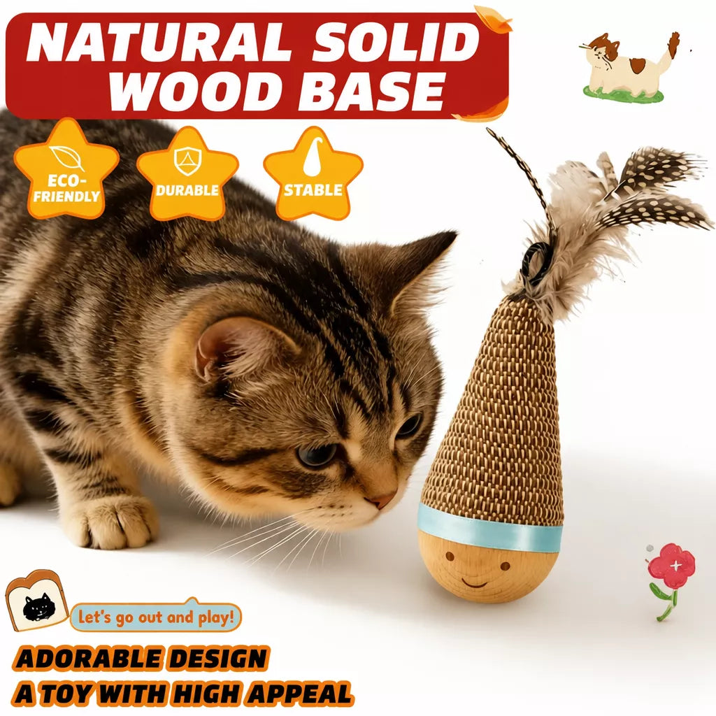 Wobble Dog & Cat Toy for Indoor Play