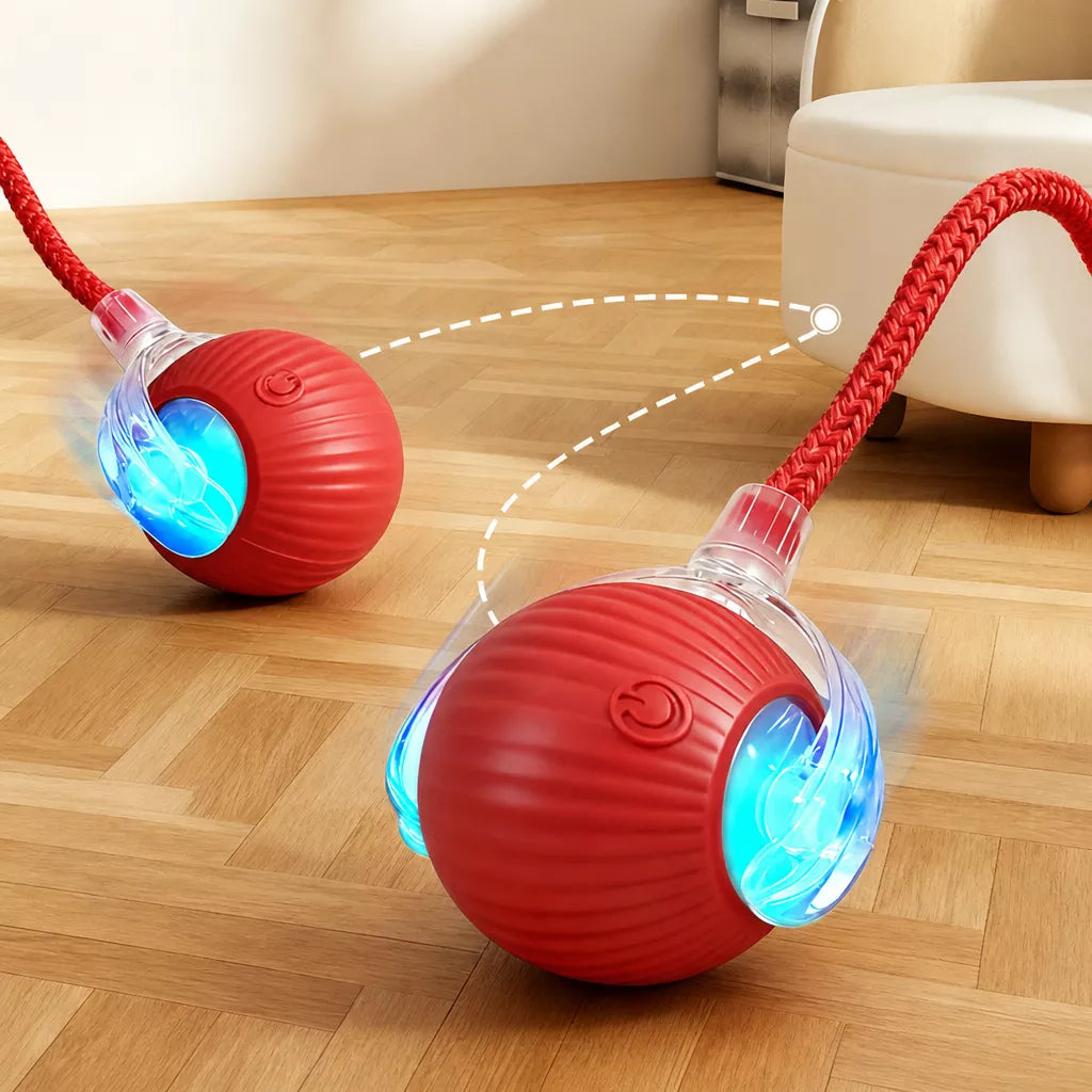 3-Mode Automatic Cat Ball Toy with String