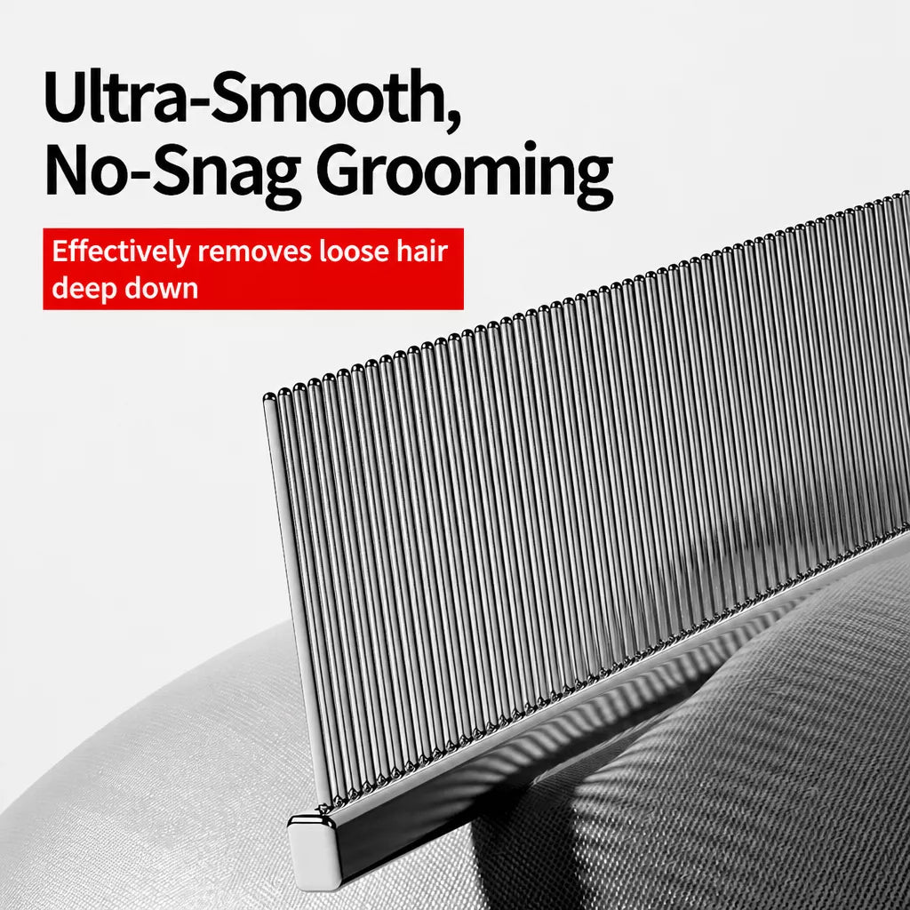 Stainless Steel Pet Grooming Comb for Cats and Dogs