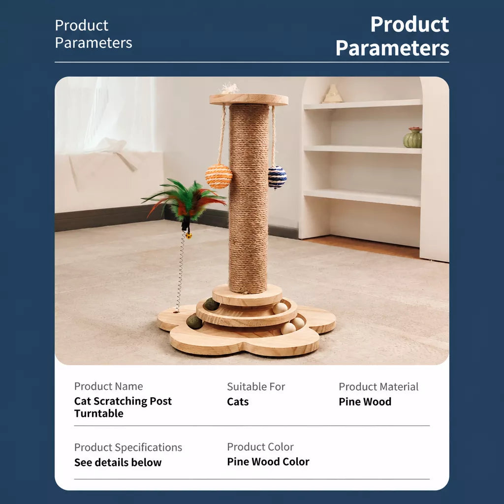 Vertical Cat Scratching Post and Climbing Tower