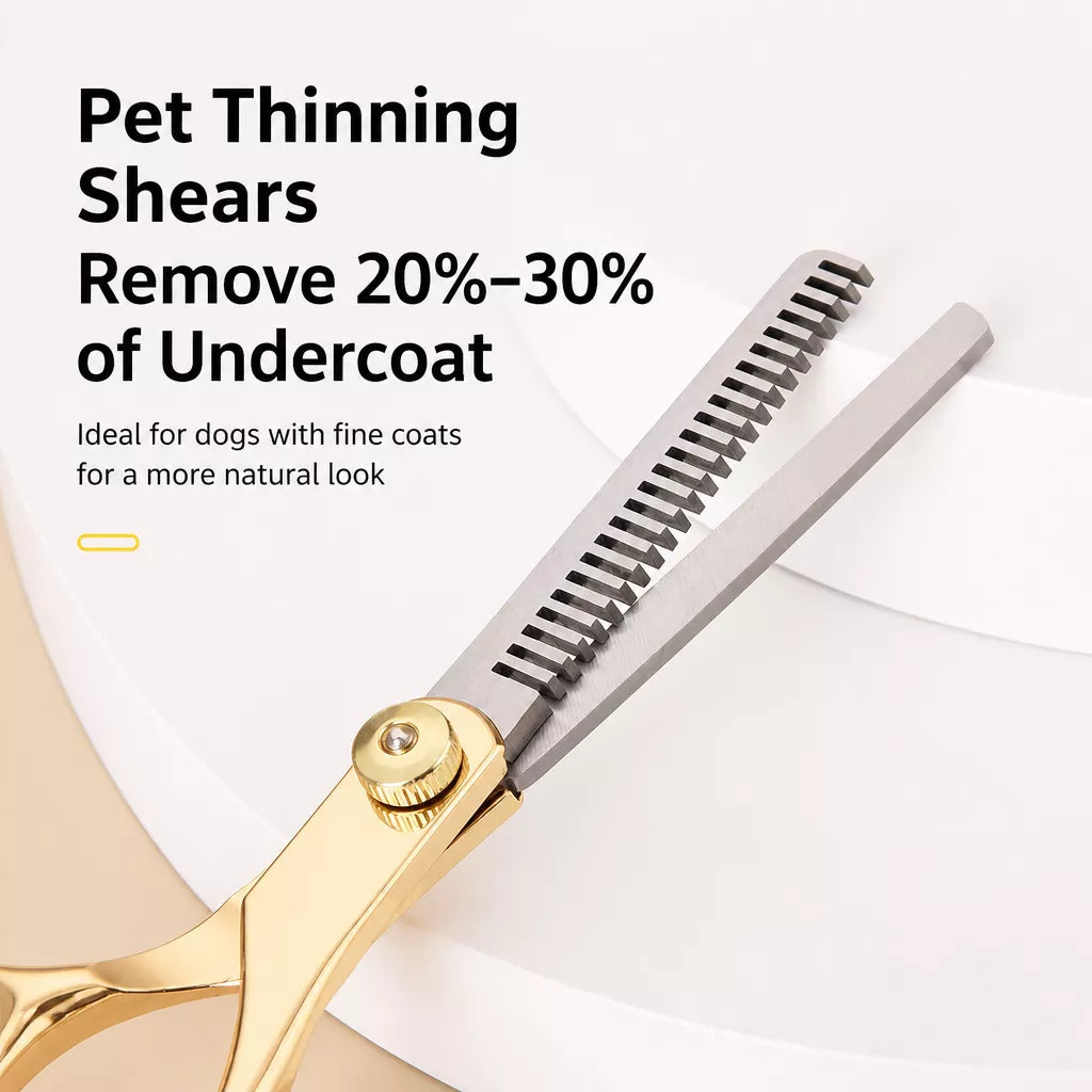 Stainless Steel Dog Grooming Shears for Hair Trimming