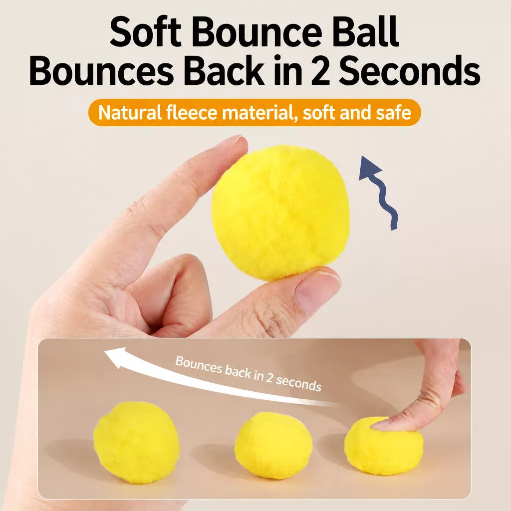 Cat Toy Ball Launcher for Plush and EVA Balls