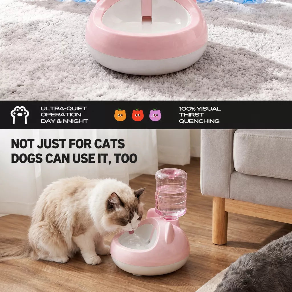 Automatic Pet Water Refill Dispenser for Cats and Dogs