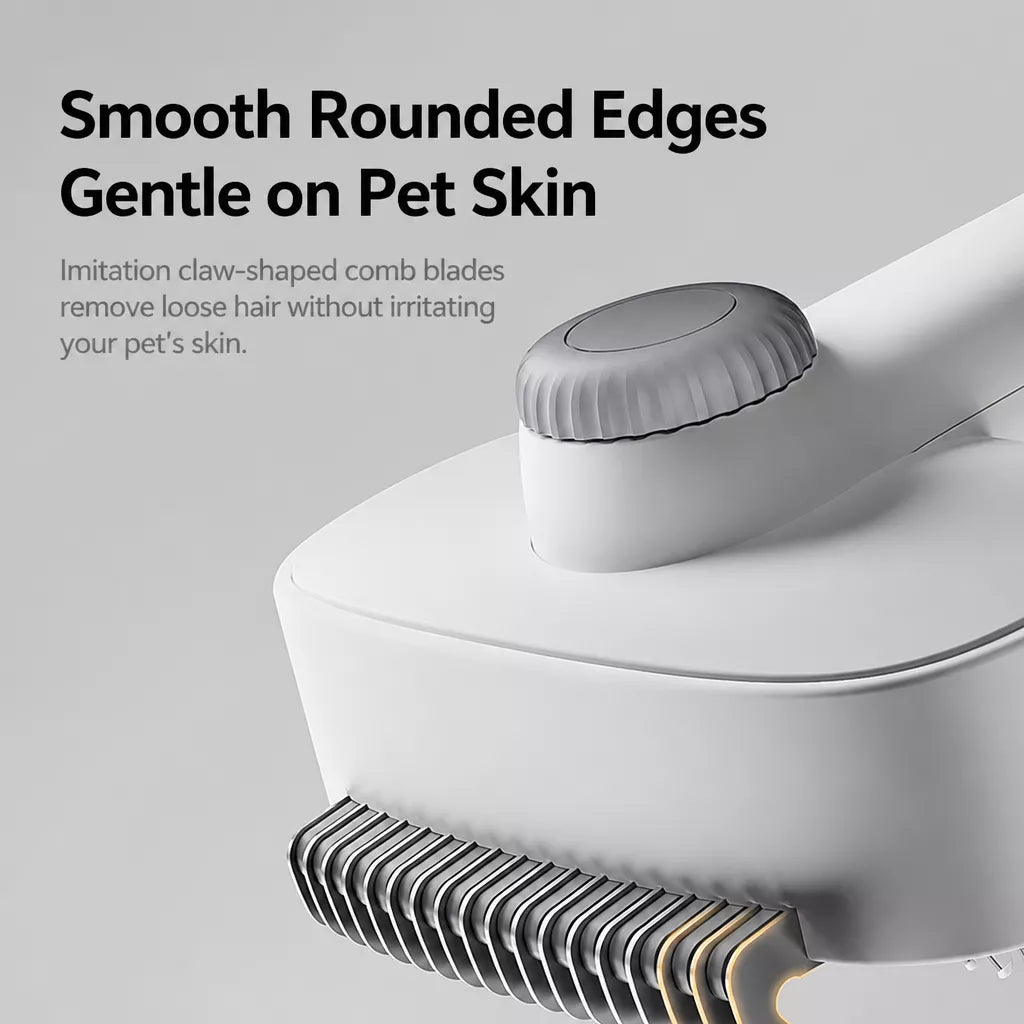 2-in-1 Deshedding & Detangling Comb for Cats and Dogs