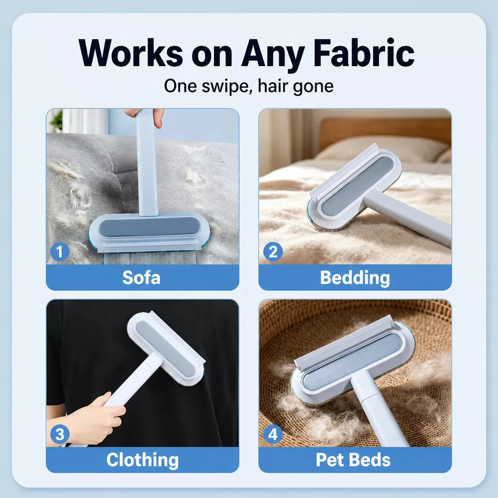 Pet Hair Removal Brush for Furniture and Carpets