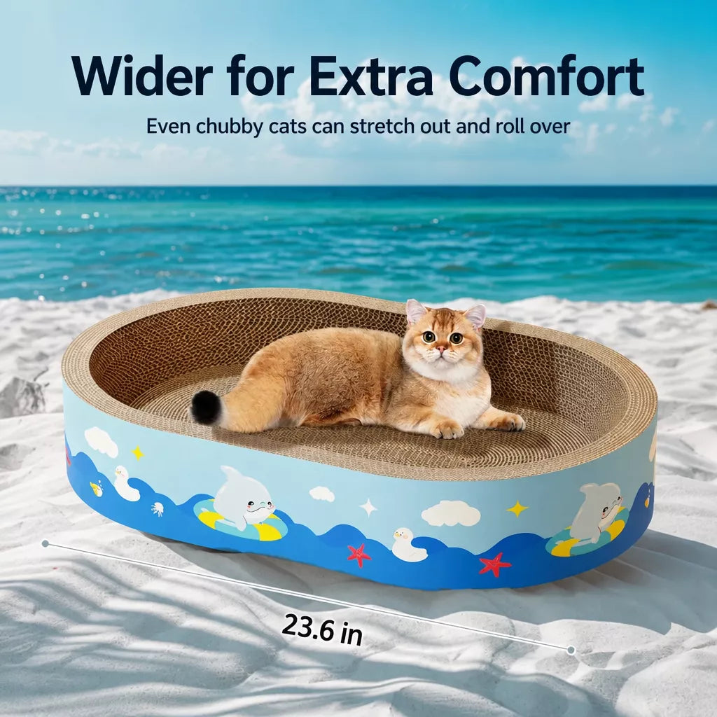 Kraft Paper Cat Scratcher Lounge