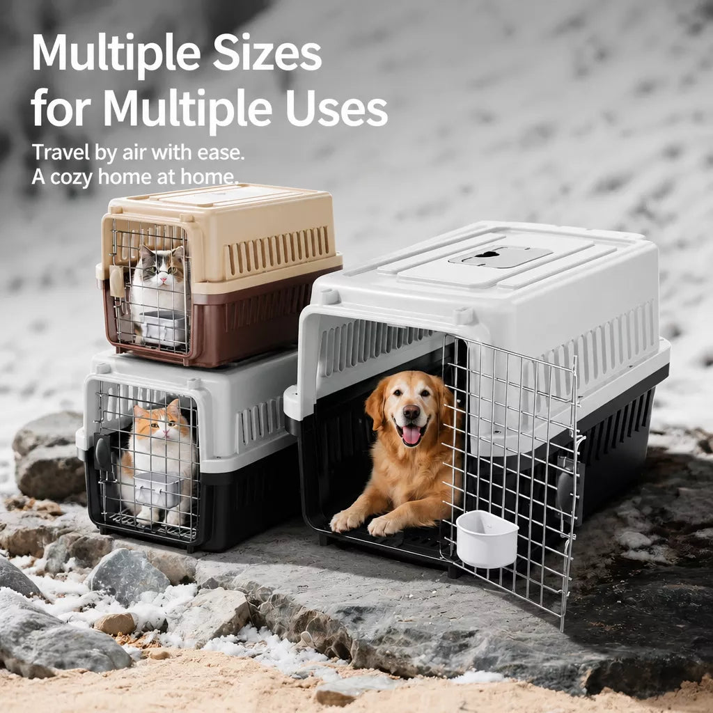 Portable Pet Carrier Crate for Dogs and Cats
