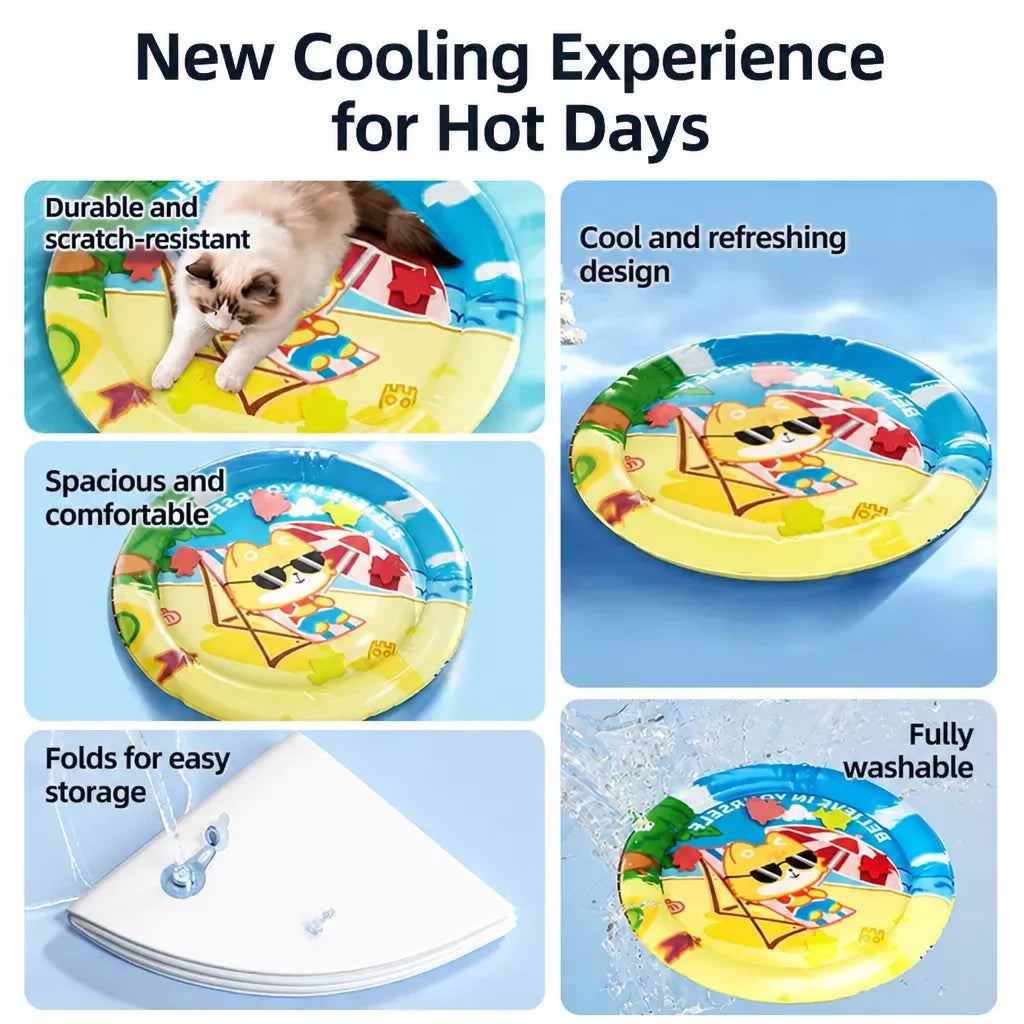 Water-Filled Pet Bed Mat