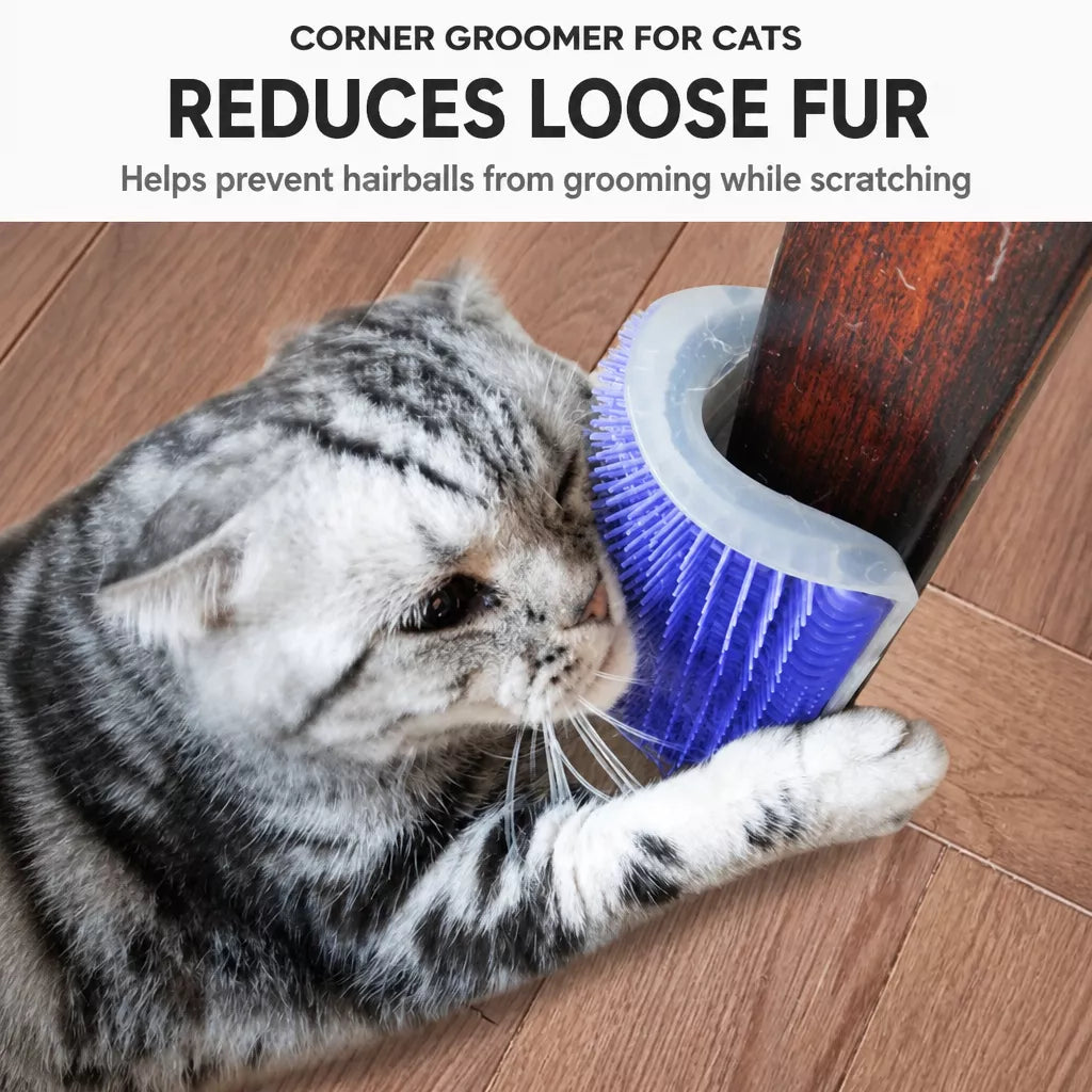 Corner-Mount Cat Scratcher Pads with Adhesive and Screws