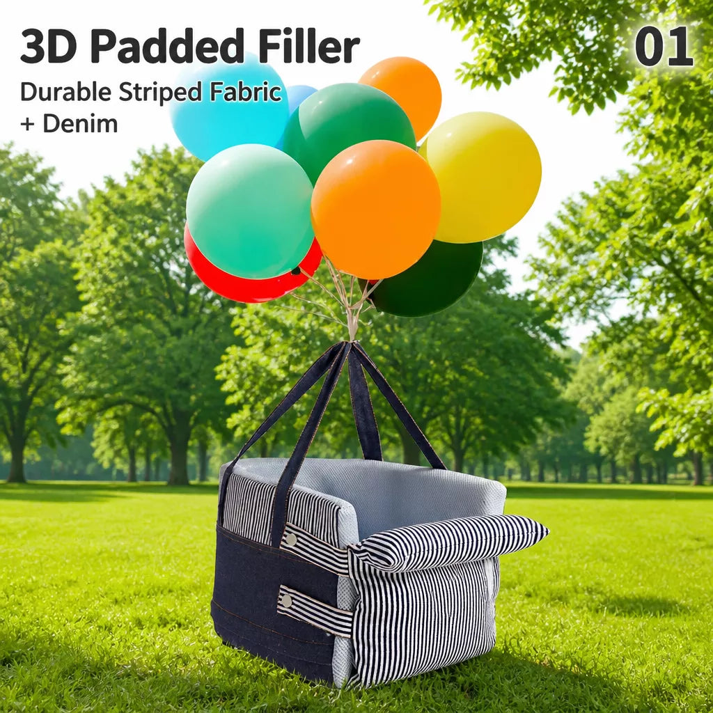 Small Pet Car Seat Bed for Dogs and Cats