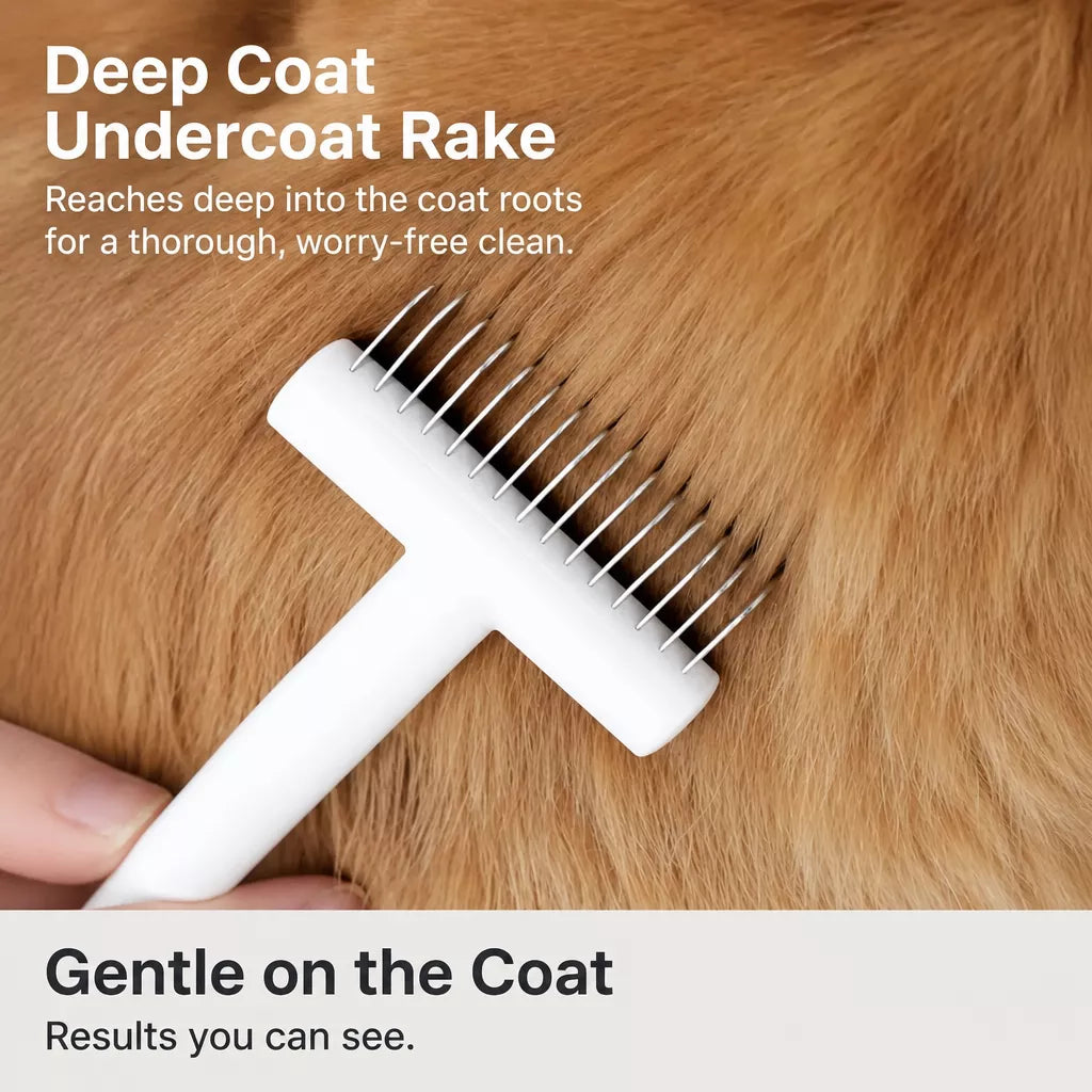 Pet Detangling and Loose Hair Removal Comb for Cats and Dogs