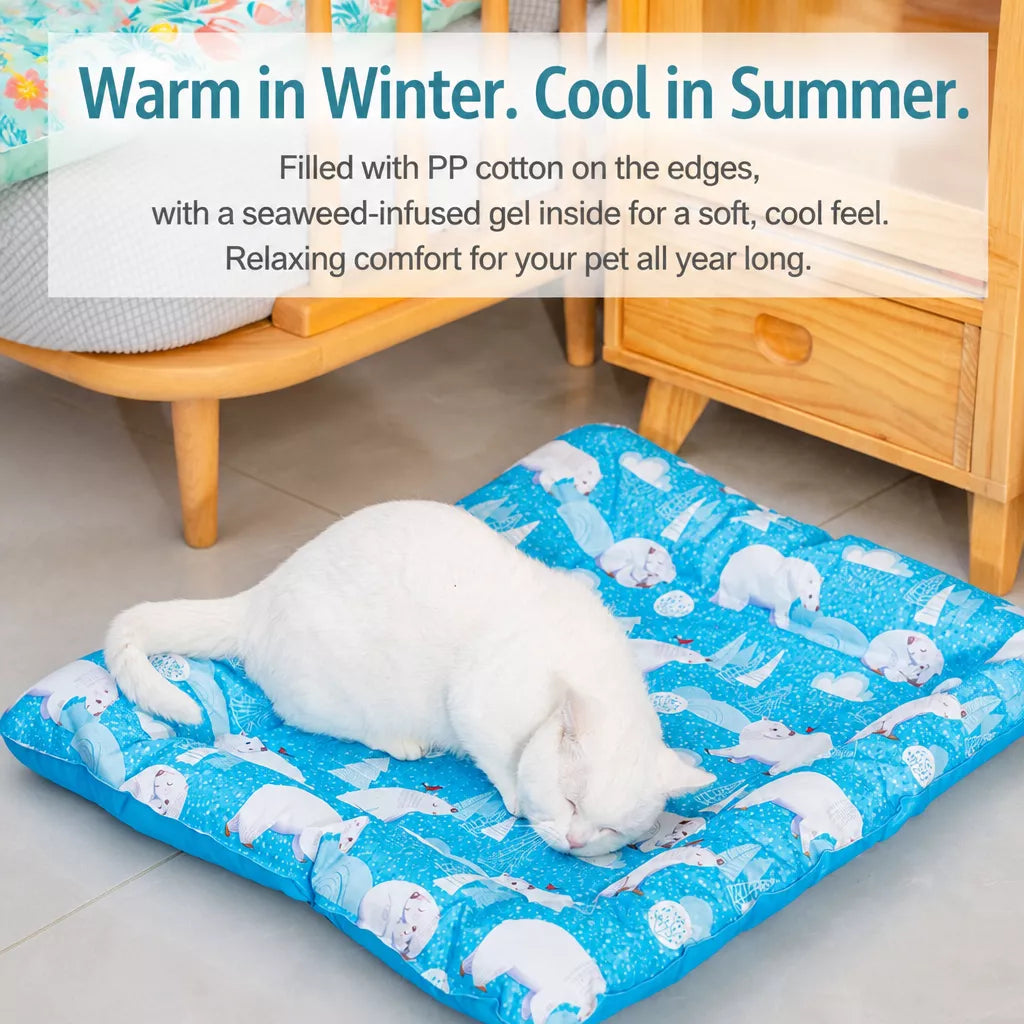 Water-Resistant Nylon Summer Pet Mat for Dogs and Cats