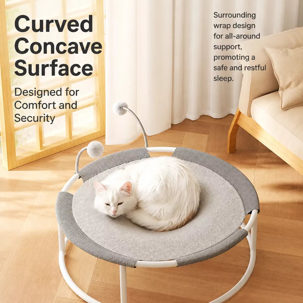 All-Season Cat Tower with Bed and Hammock