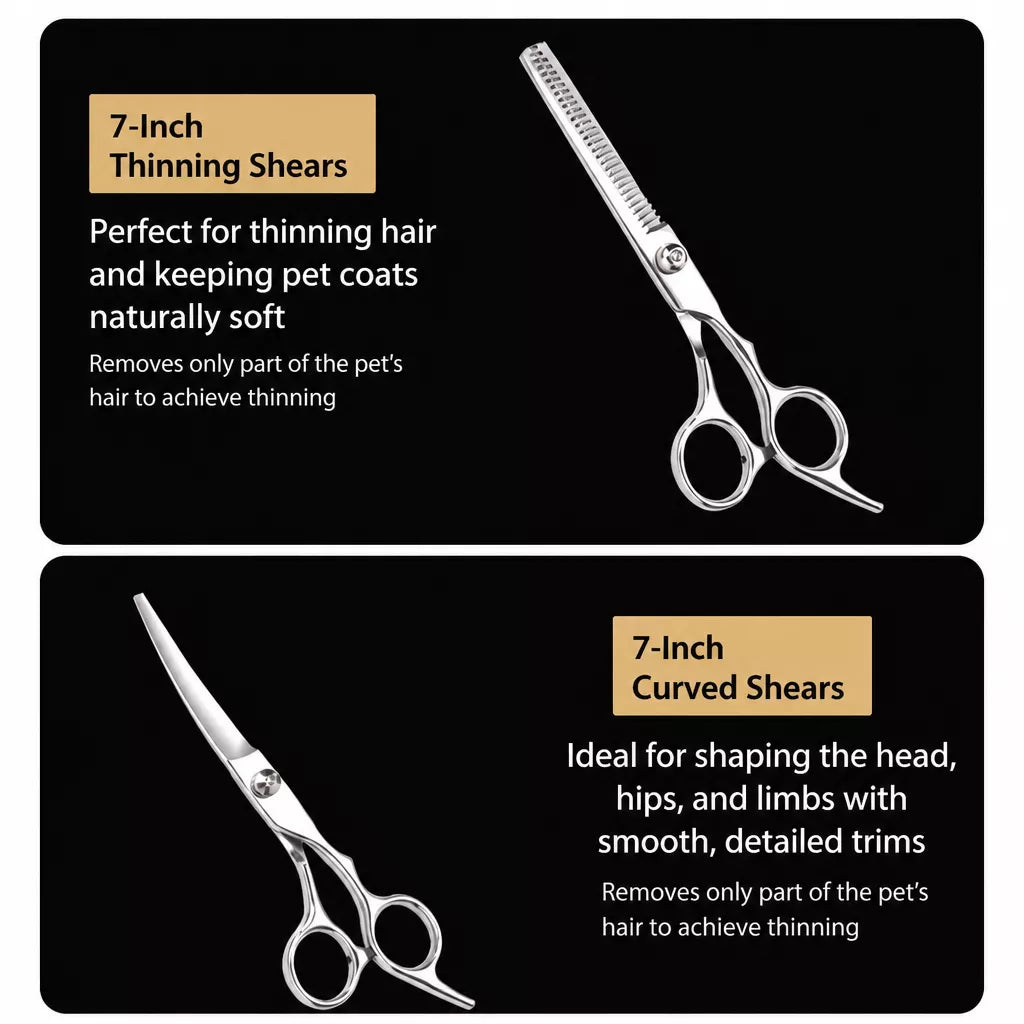 Stainless Steel Pet Grooming Shears