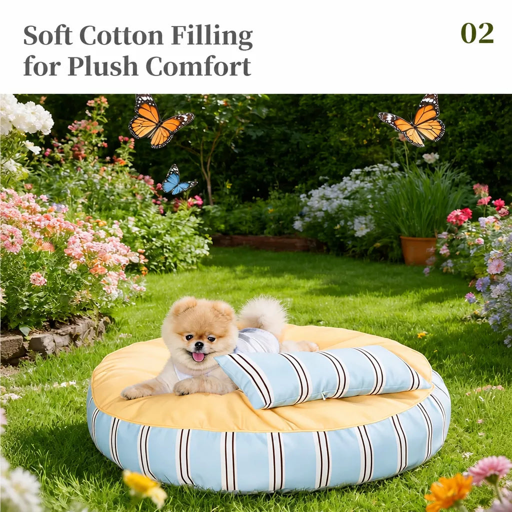 Removable Washable Pet Bed for Cats and Small to Medium Dogs