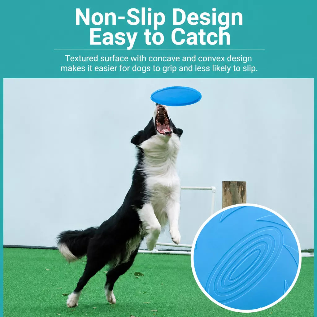 Floating Dog Flying Disc Toy for Training and Interactive Play