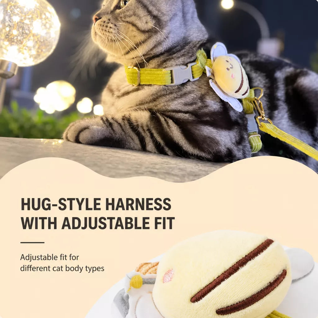 Nylon Cat Harness with Leash