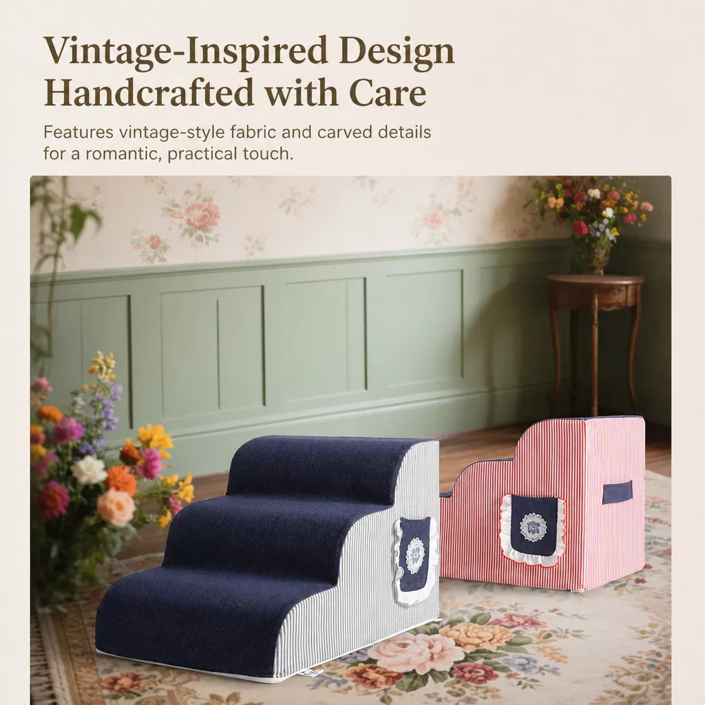 Removable Pet Stairs for Small Dogs, Sofas and Beds