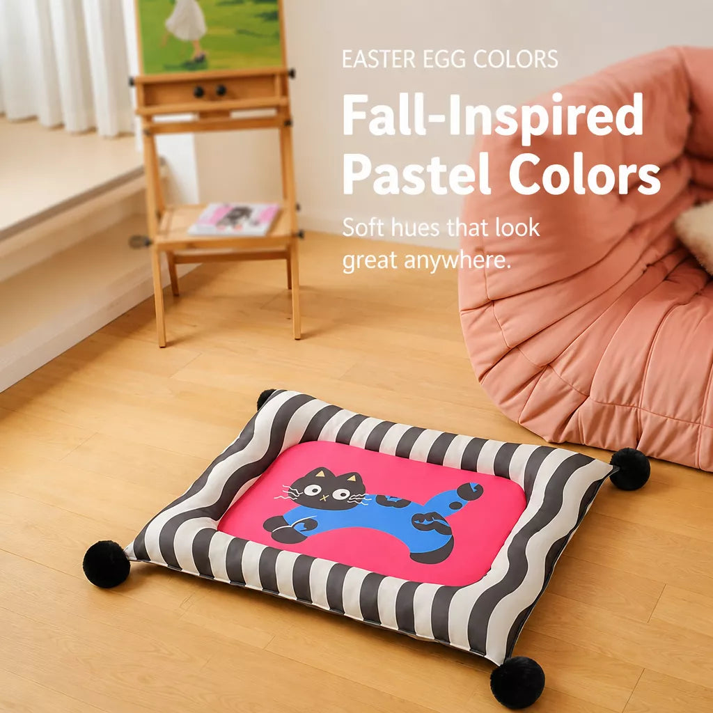 Nylon Pet Bed Mat for Small to Medium Dogs and Cats