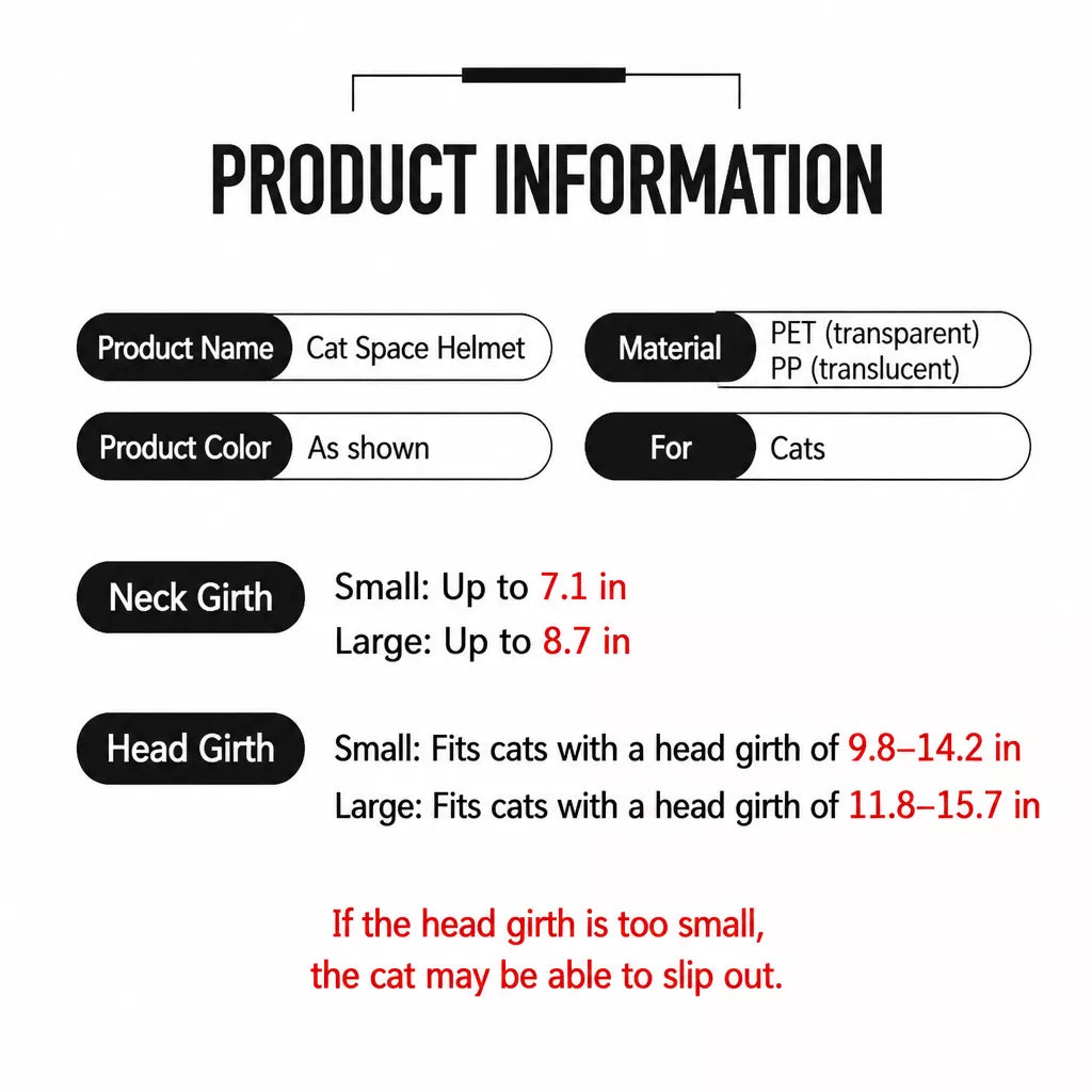Clear Plastic Cat Elizabethan Collar