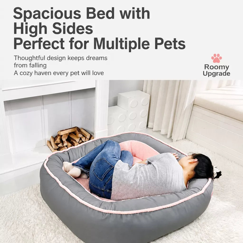 Thick Removable-Washable Pet Bed for Cats and Dogs
