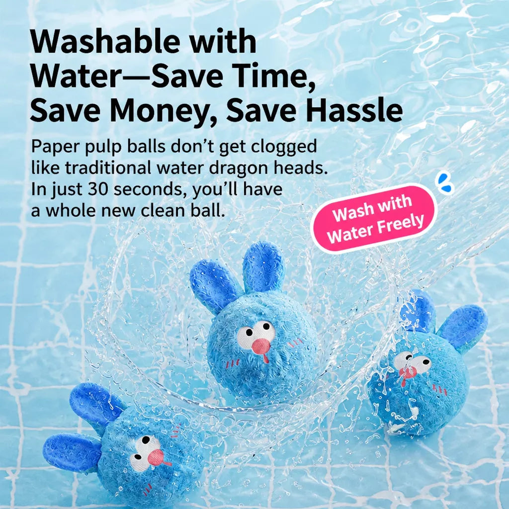 Squeaky Elastic Ball Dog Toy