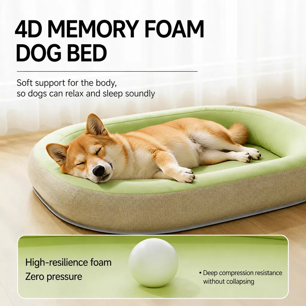Polyester Fiber Dog Bed for Small to Large Dogs