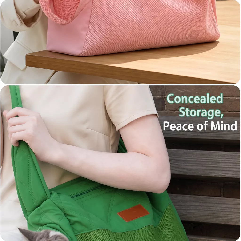 Double-Sided Mesh Pet Carrier Bag