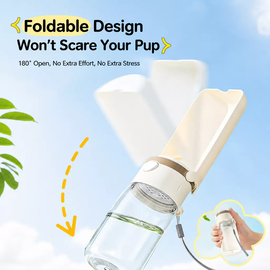 Portable Dog Water Bottle for Walks and Travel